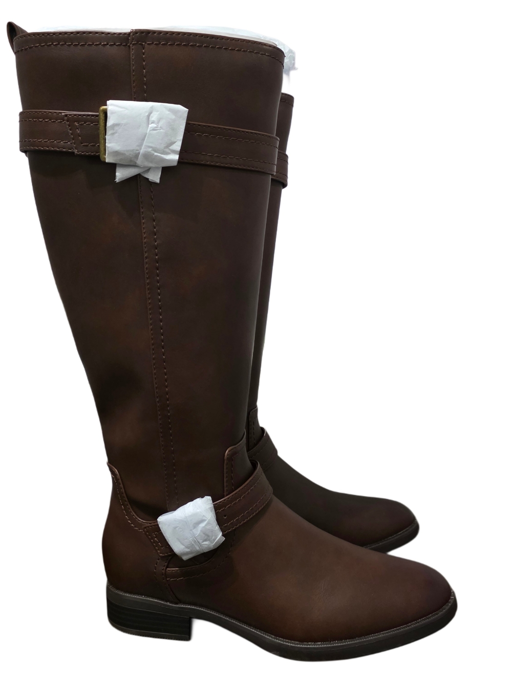 Naturalizer Tiernan Double Buckle Riding Boots NIB - Wide Calf - Picture 5 of 10